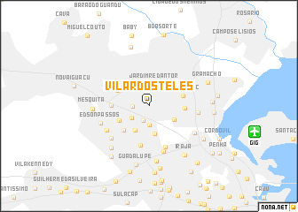 map of Vilar dos Teles