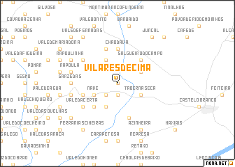 map of Vilares de Cima