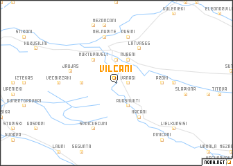 map of Vilcāni