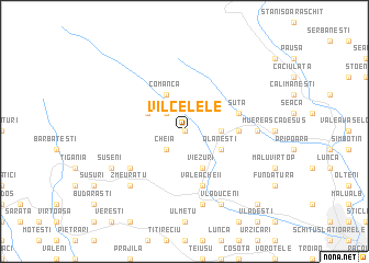 map of Vîlcelele