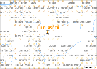 map of Vilela Seca