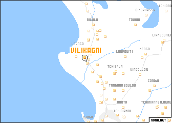 map of Vilikagni