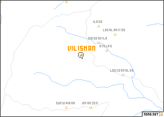 map of Vilismán