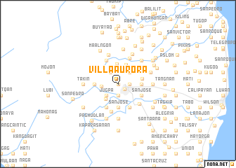 map of Villa Aurora