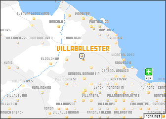 map of Villa Ballester