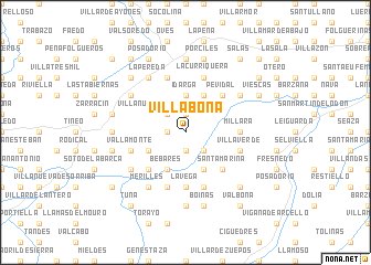 map of Villabona