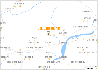 map of Villabruna