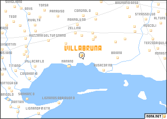 map of Villa Bruna