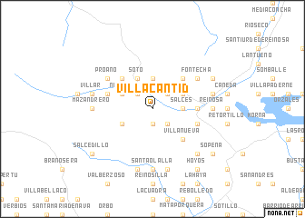 map of Villacantid