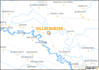map of Villa Cavazos
