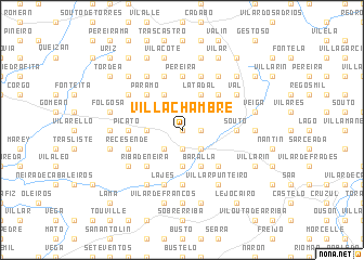 map of Villachambre