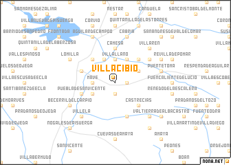 map of Villacibio