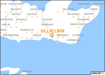 map of Villa Clara