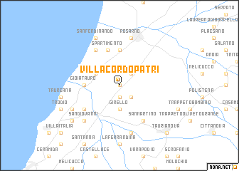 map of Villa Cordopatri