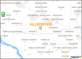 map of Villa Cortese