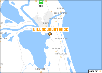 map of Villa Cuauhtémoc