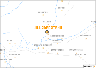 map of Villa de Catemu