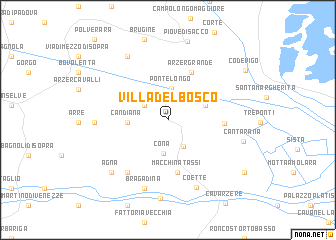 map of Villa del Bosco
