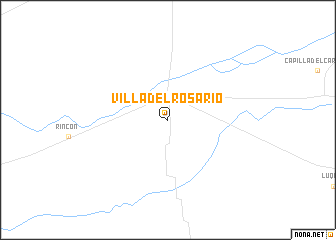 map of Villa del Rosario
