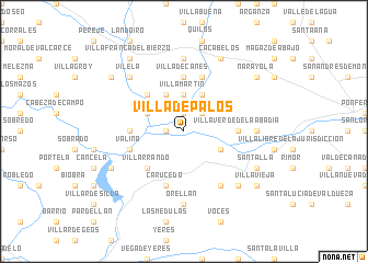 map of Villadepalos