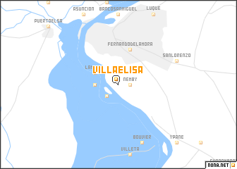 map of Villa Elisa