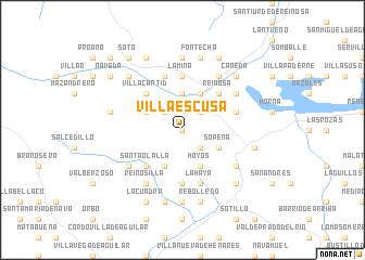 map of Villaescusa