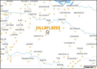 map of Villaflores