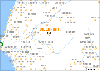 map of Villafont