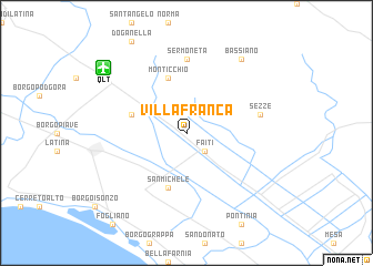 map of Villafranca