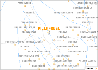 map of Villafruel