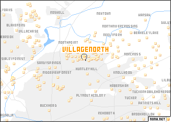 map of Village North