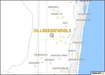 map of Villages of Oriole