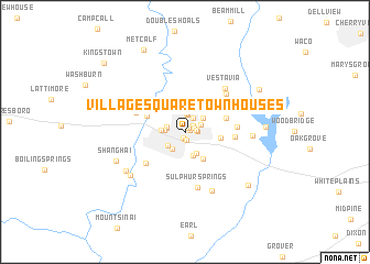 map of Village Square Townhouses