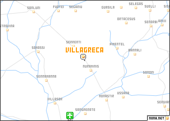 map of Villagreca