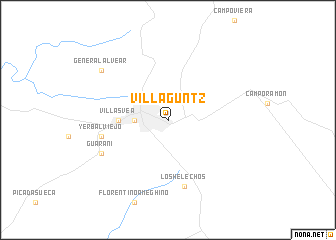map of Villa Guntz