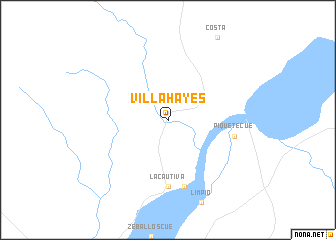 map of Villa Hayes