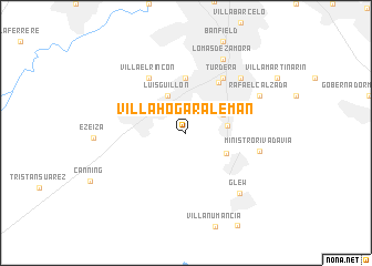 map of Villa Hogar Alemán
