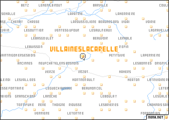 map of Villaines-la-Carelle