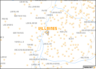 map of Villa Inés