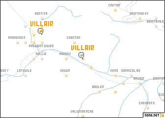 map of Villair