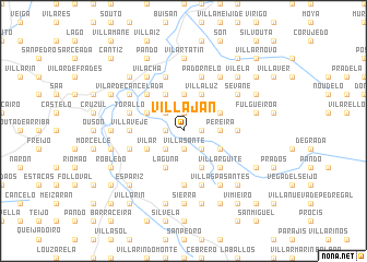 map of Villaján