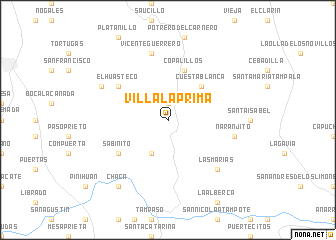 map of Villa La Prima