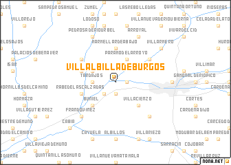 map of Villalbilla de Burgos