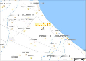 map of Villalta