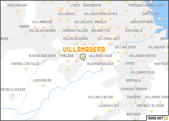 map of Villa Madero