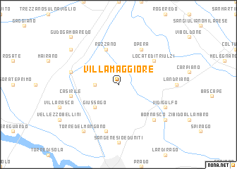 map of Villamaggiore