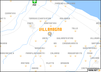 map of Villamagna