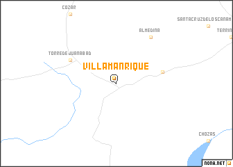 map of Villamanrique