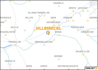 map of Villamarciel