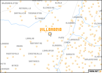 map of Villamaría